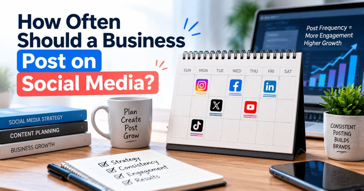how often should a business post on social media